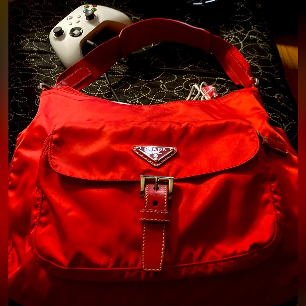 Prada Nylon Hobo Shoulder bag